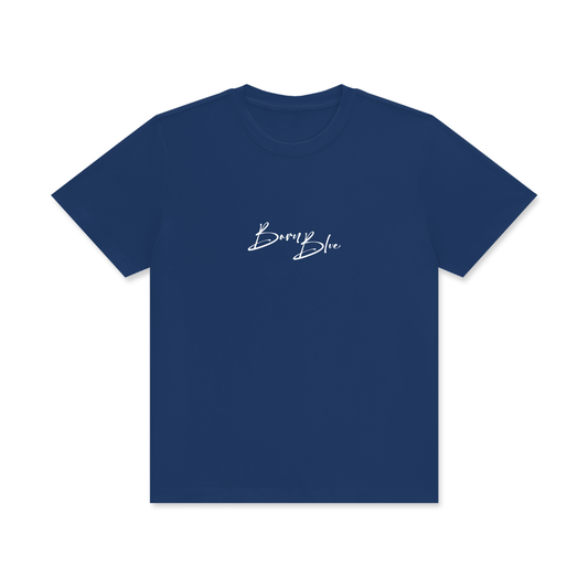 SOLD OUT - Classic Fit 'Born Blue' Tee - Navy